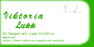 viktoria lupp business card